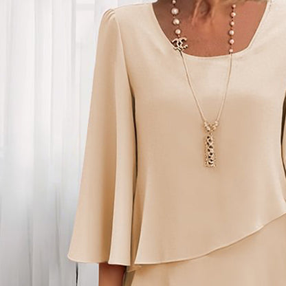 The Tiered Flutter Dress - OAKRAE