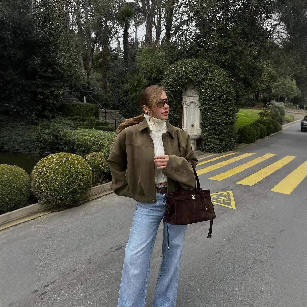 The Maren Suede Jacket OAKRAE