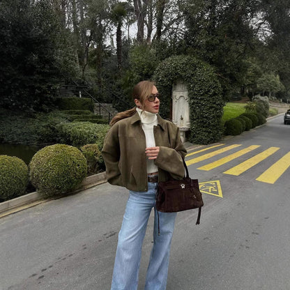 The Maren Suede Jacket OAKRAE