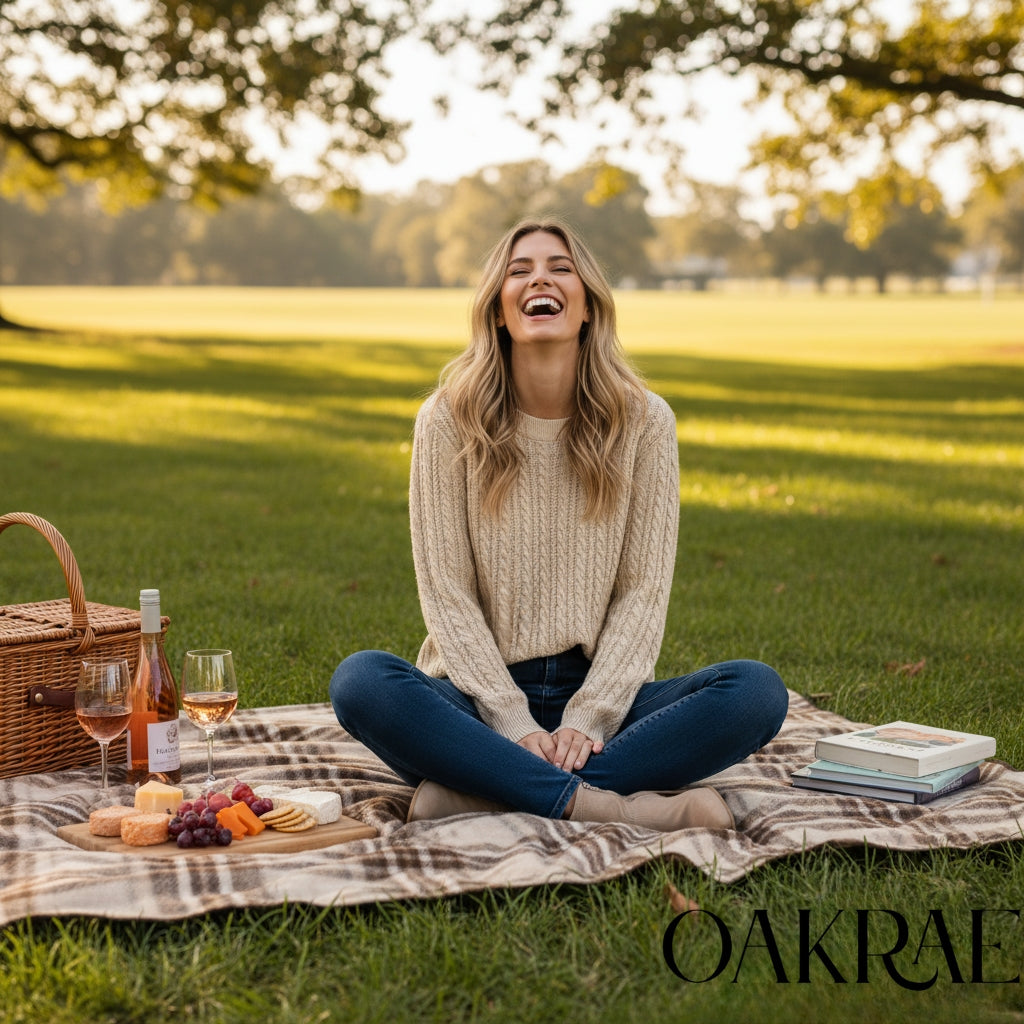 The Willow Cable Knit Sweater - OAKRAE