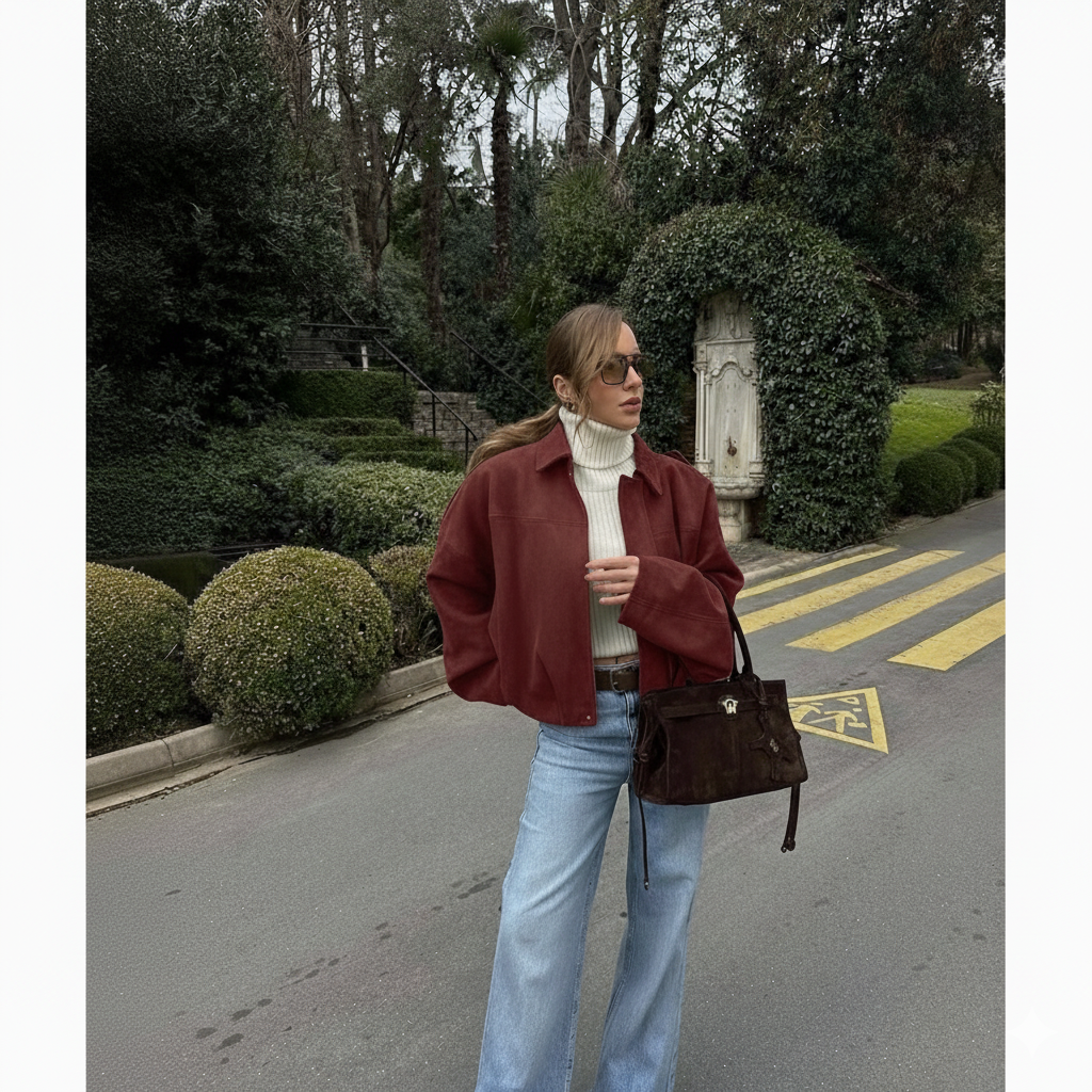 The Maren Suede Jacket OAKRAE