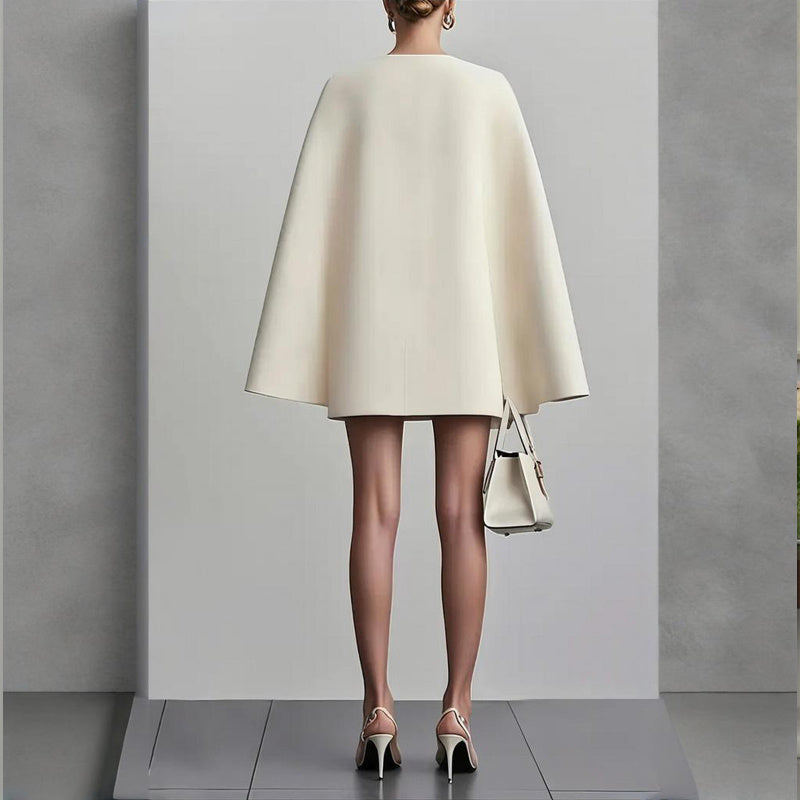 Cape Blazer Mini Dress - OAKRAE